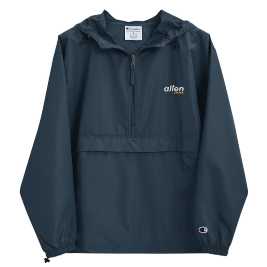 FOUNDER'S COLLECTION Embroidered packable Champion windbreaker Navy